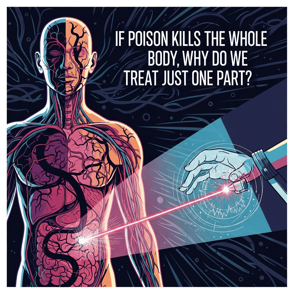 If Poison Kills the Whole Body, Why Do We Treat Just One Part?