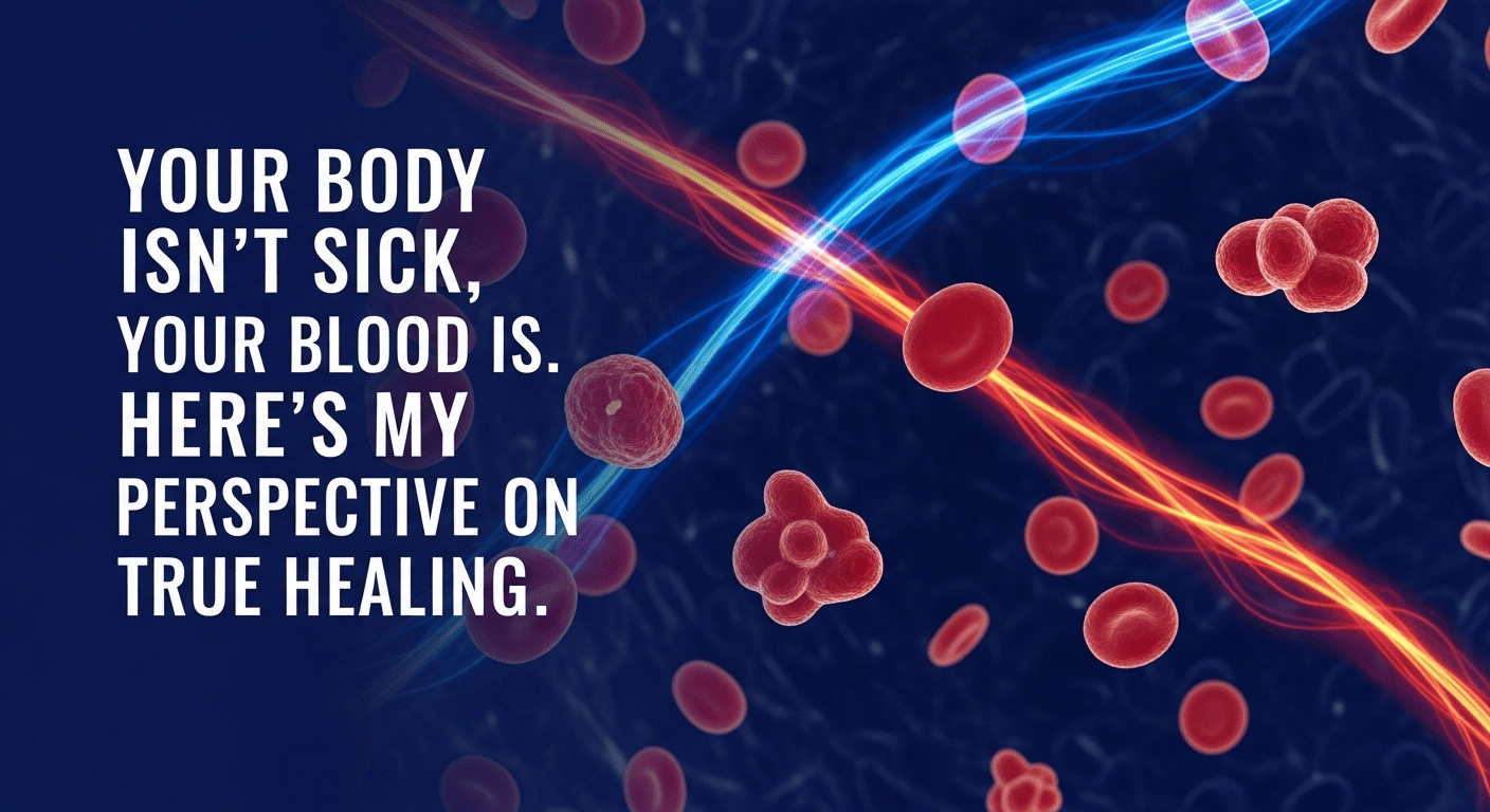 Your Body Isn't Sick, Your Blood Is. Here's My Perspective on True Healing.
