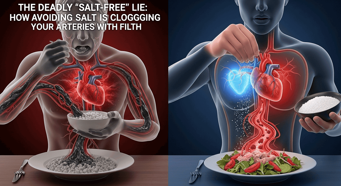 The Deadly 'Salt-Free' Lie: How Avoiding Salt Is Clogging Your Arteries With Filth.