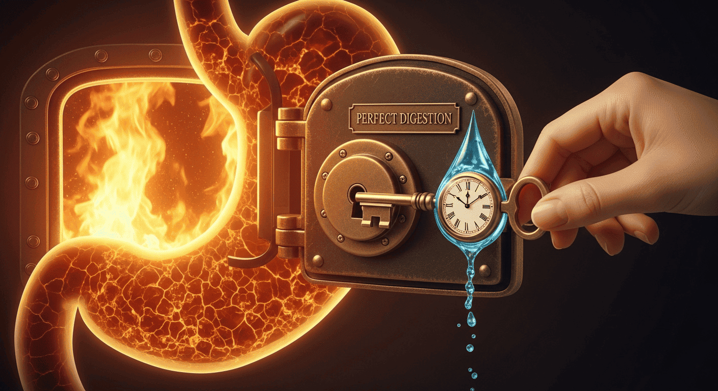 Unlock Perfect Digestion by Rethinking Your Water Intake.