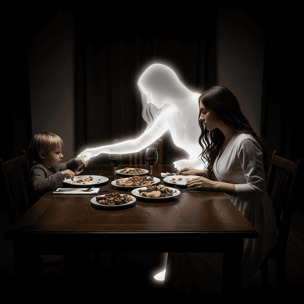 The Mother's Mealtime Sacrifice: How Eating With Your Children Could Be Wrecking Your Health.