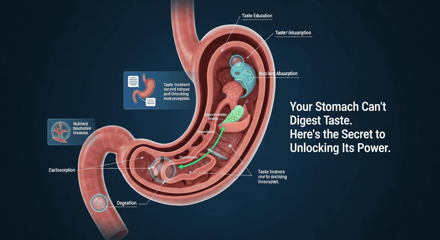 Your Stomach Can't Digest Taste. Here’s the Secret to Unlocking Its Power.