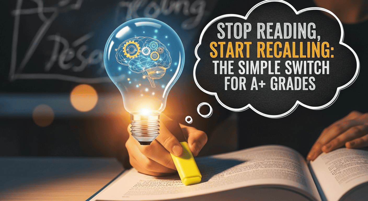Stop Reading, Start Recalling: The Simple Switch for A+ Grades