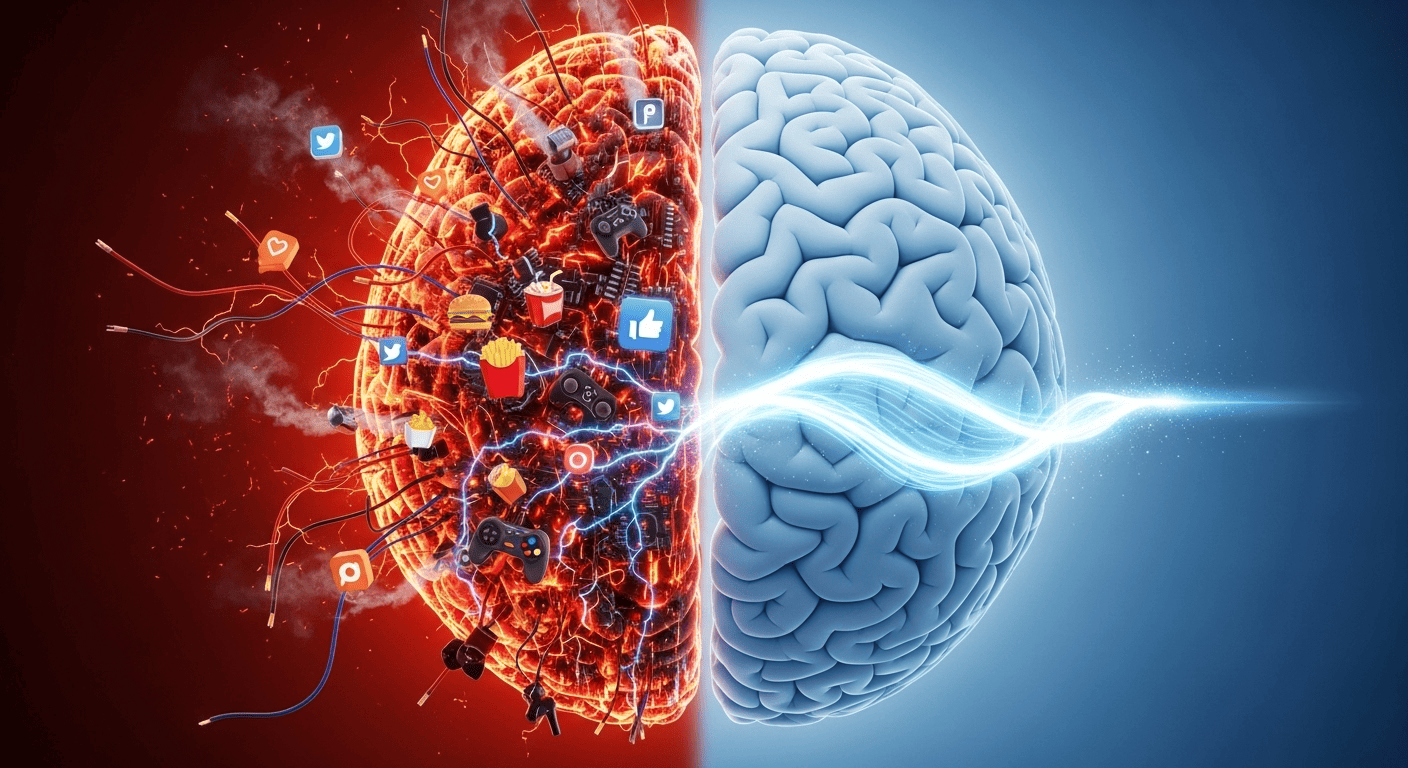 Your Brain is Addicted to Dopamine. Here's How to Hit the Reset Button.