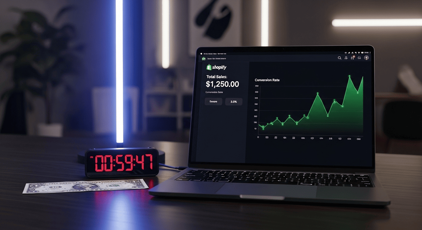 How I Built a Profitable AI Shopify Store in Under 1 Hour (For Just $1)