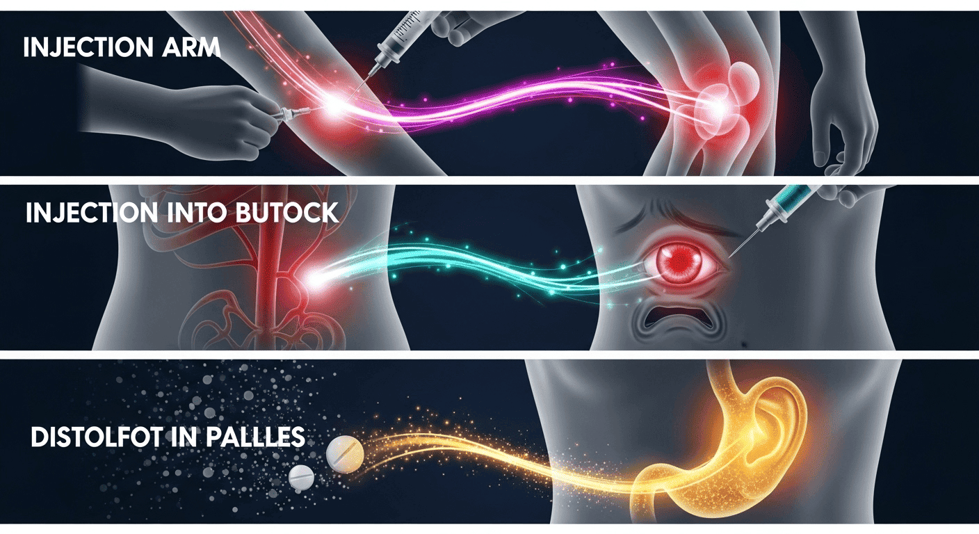 An infographic-style image proving that all medicine works through the bloodstream, targeting the root cause, not just the symptomatic organ.